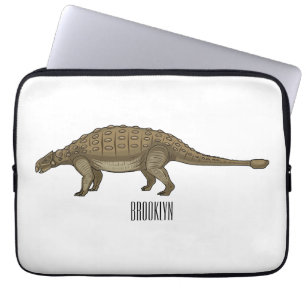 Cartoon Ankylosaurus Laptopschutzhülle