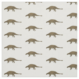 Cartoon Ankylosaurus Stoff