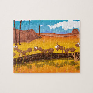 Cartoon Ants Puzzle