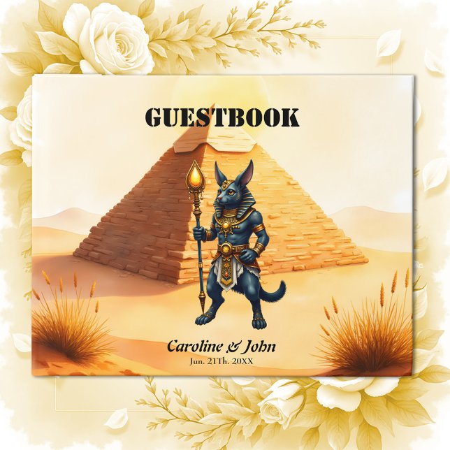 Cartoon Anubis - Ägyptischer Gott des Nachlebens Gästebuch (Von Creator hochgeladen)