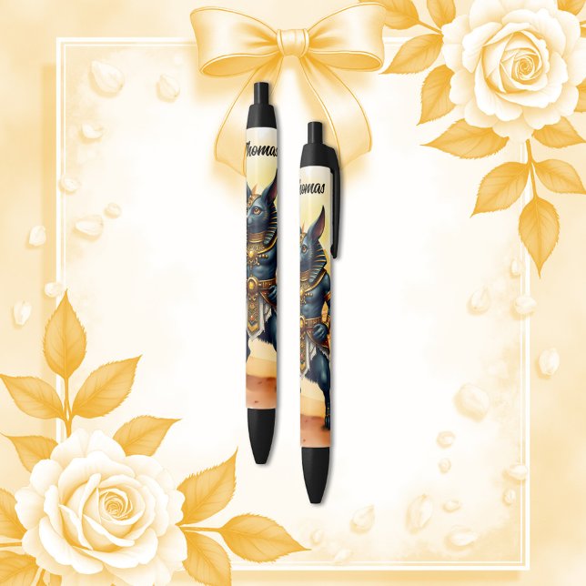 Cartoon Anubis - Ägyptischer Gott des Nachlebens Kugelschreiber (Von Creator hochgeladen)