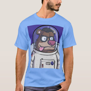 Cartoon Astronaut Ethereum Moon Coins Krypto T-Shirt