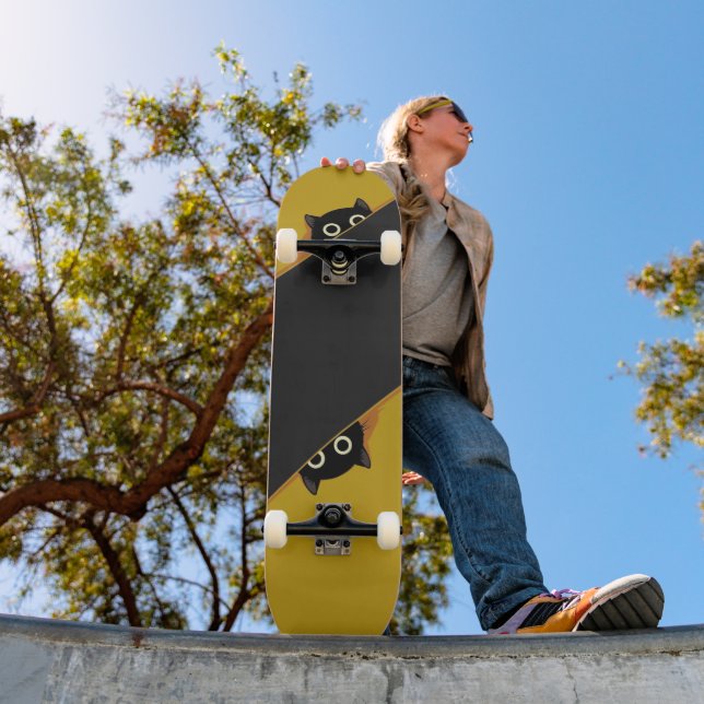 Cartoon-Augen Skateboard (Außen 1)