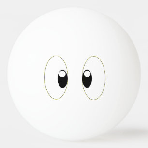 CARToon-AUGEN Tischtennisball