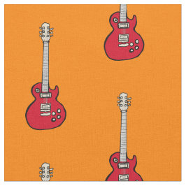 Cartoon aus Gitarre Stoff