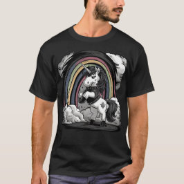 Cartoon aus Schwermetall mit Rocker Vibes Fun T-Shirt