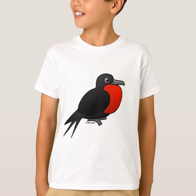 Cartoon ausgezeichnetes Frigatebird T-Shirt (Vorderseite)