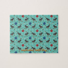 Cartoon Australischer Rinderhund Puzzle