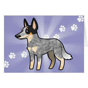 Cartoon-australischer Viehhund/Kelpie