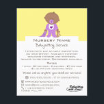 Cartoon Baby & Bear, Babysitter, Daycare, Kinderzi Flyer<br><div class="desc">Cartoon Baby & Bear,  Babysitter,  Tagesbetreuung,  Flyer für Kinderzimmer-Werbung durch den Business Card Store.</div>