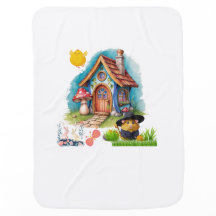 Cartoon Baby Blanket: Kuscheln in Niedlichem Komfo