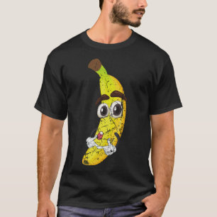 Cartoon Banana Frucht Lover Gesunde Ernährung Vege T-Shirt