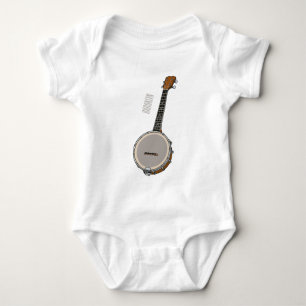 Cartoon Banjo Baby Strampler