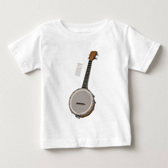 Cartoon Banjo Baby T-shirt (Vorderseite)