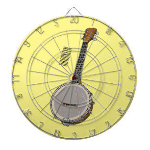 Cartoon Banjo Dartscheibe