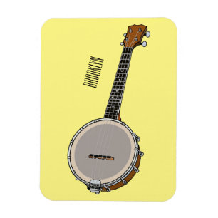 Cartoon Banjo Magnet