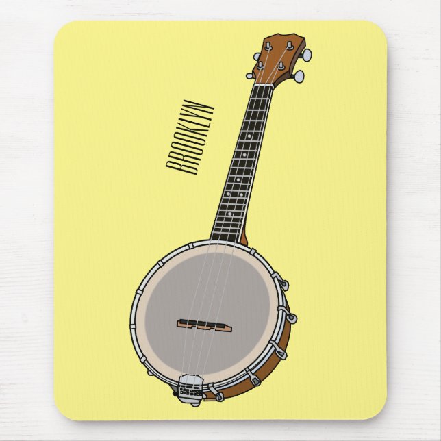 Cartoon Banjo Mousepad (Vorne)