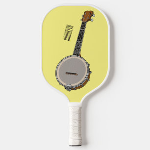 Cartoon Banjo Pickleball Schläger