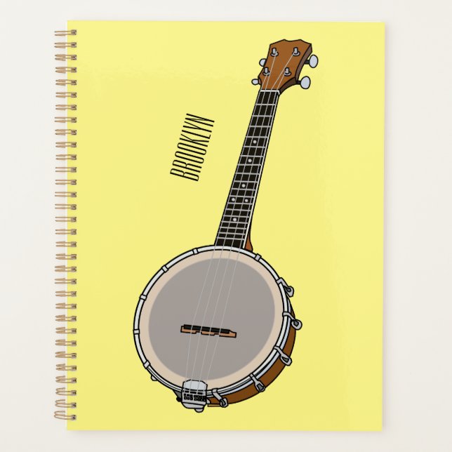 Cartoon Banjo Planer (Vorderseite)