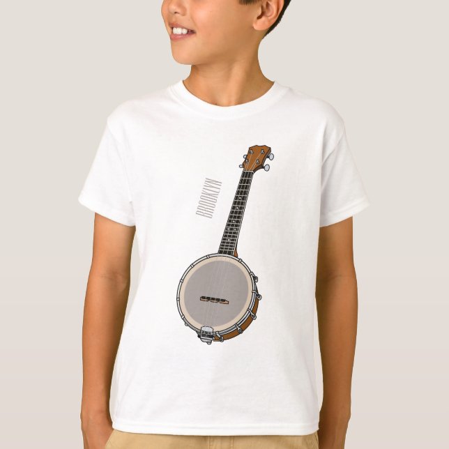 Cartoon Banjo T-Shirt (Vorderseite)
