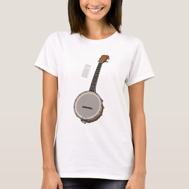 Cartoon Banjo T-Shirt (Vorderseite)