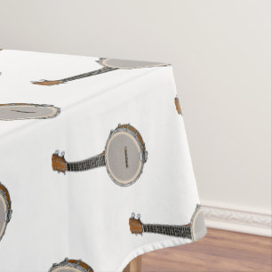 Cartoon Banjo Tischdecke