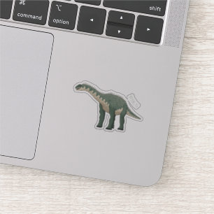 Cartoon Barapasaurus Aufkleber
