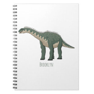 Cartoon Barapasaurus Notizblock