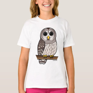 Cartoon Barred Owl T-Shirt