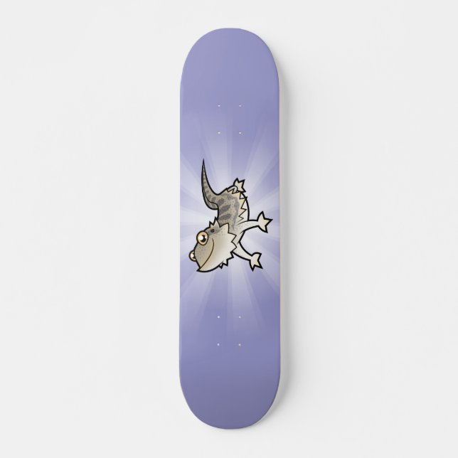 Cartoon-bärtiger Drache/Rankin Drache Skateboard (Vorne)