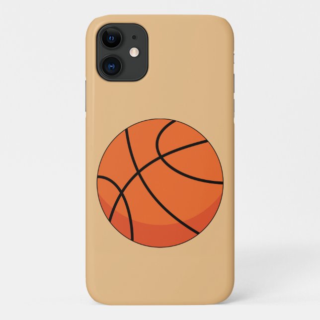 Cartoon Basketball Ball Case-Mate iPhone Hülle (Rückseite)