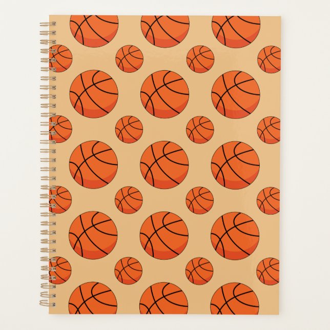 Cartoon Basketball Ball Planer (Vorderseite)
