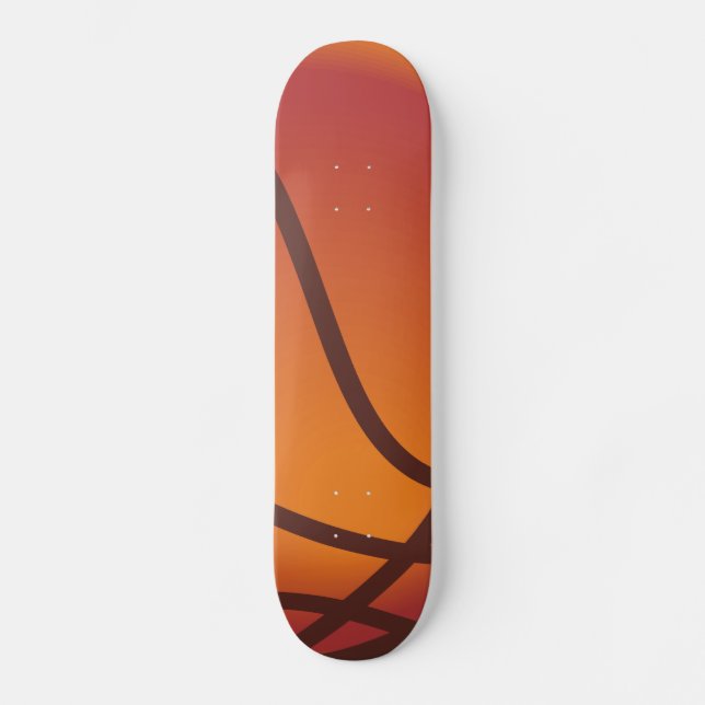 Cartoon Basketball Skateboard (Vorderseite)