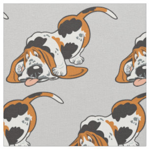 Cartoon Basset Hound Stoff