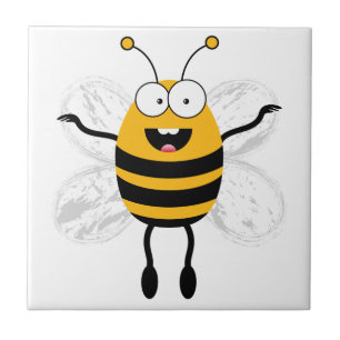 Cartoon Bee Fliese