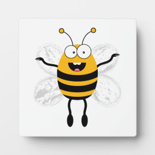 Cartoon Bee Fotoplatte