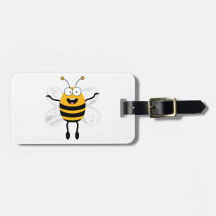 Cartoon Bee Gepäckanhänger