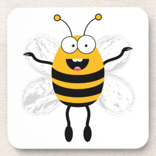 Cartoon Bee Untersetzer