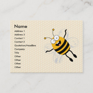 Cartoon Bee Visitenkarte