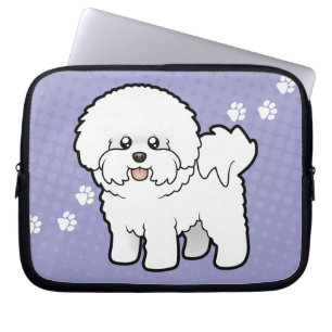Cartoon Bichon Frise Laptopschutzhülle