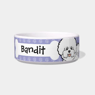 Cartoon Bichon Frise Napf