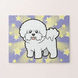 Cartoon Bichon Frise Puzzle