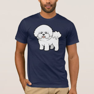 Cartoon Bichon Frise T-Shirt