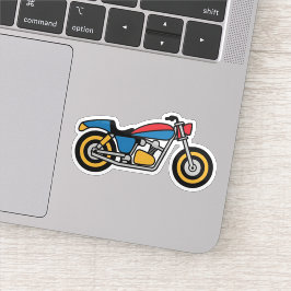 Cartoon Bike Sticker