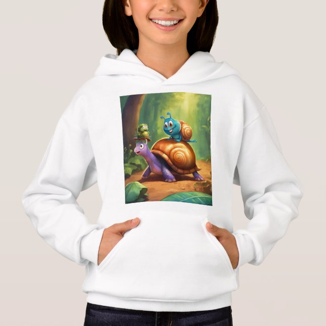 Cartoon-Bild von Terrain Hoodie (Vorderseite)