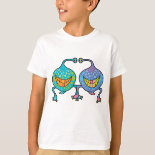 Cartoon Blob Fun Alien T - Shirt