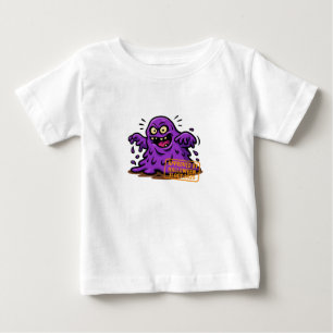 Cartoon Blob - Wird zu Halloween genehmigt Baby T-shirt