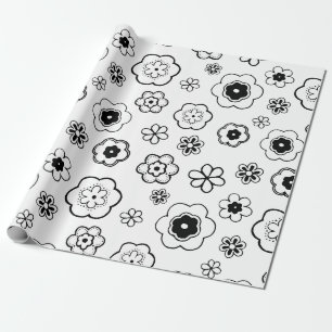 Cartoon Blume Packpapier