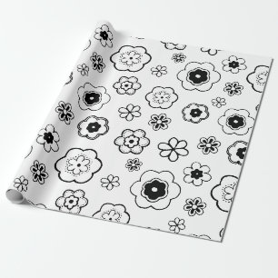 Cartoon-Blumen-Wrap-Papier Geschenkpapier