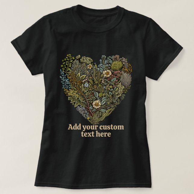 Cartoon Blumencotgore, Blume Lover T-Shirt (Design vorne)